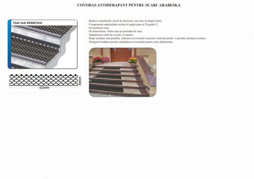 COVORAS ANTIDERAPANT SCARI ARABESKA